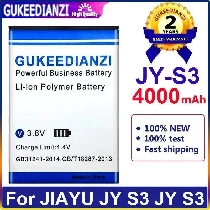 

4000Mah Mobile Phone Battery Premium Replacement For Jiayu JY S3 JY-S3