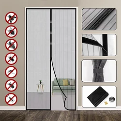 Zanzariera tenda a prova di zanzara tenda per porta magnetica Anti-zanzara estiva schermo autoadesivo schermo per porta silenzioso per uso domestico