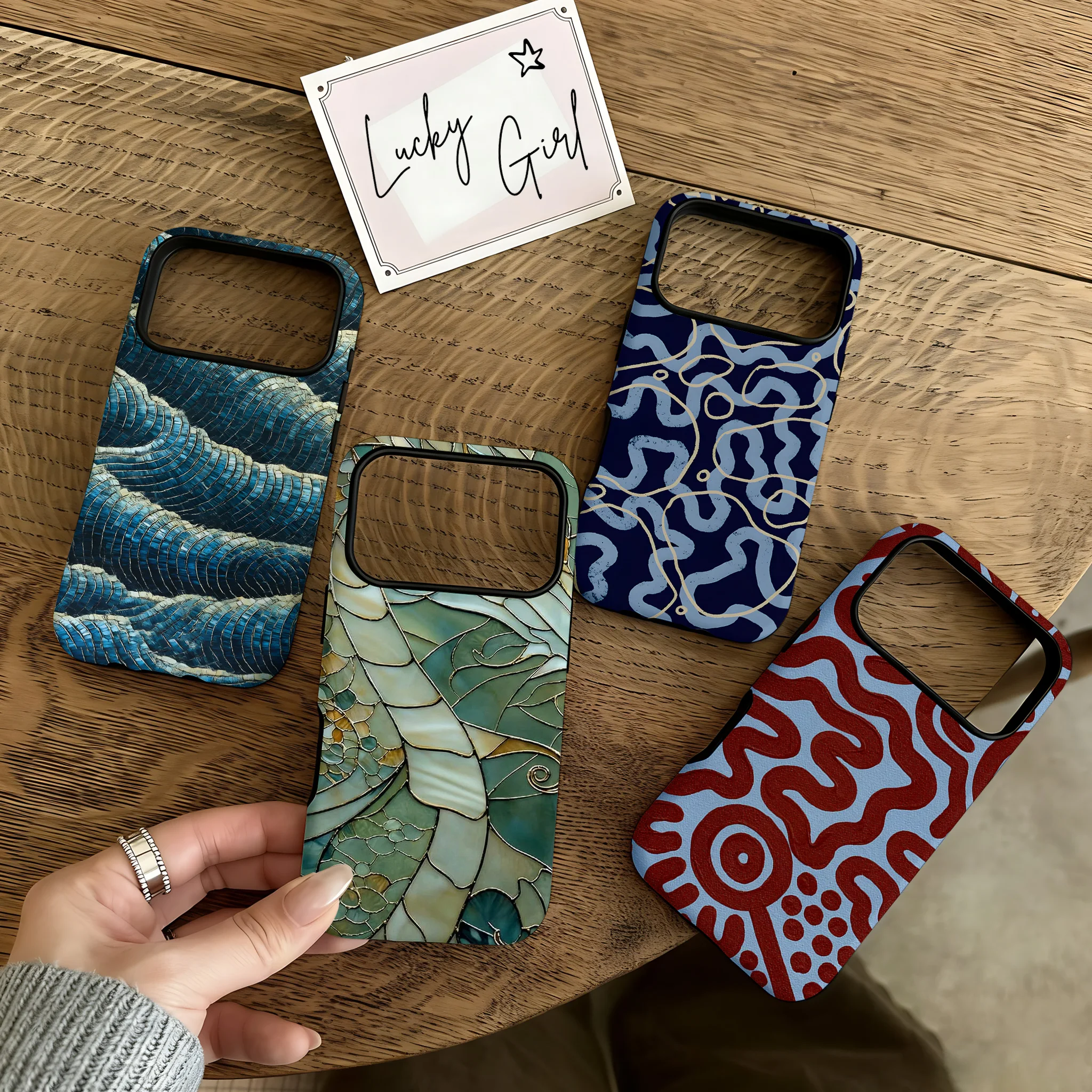 Capa de Celular Clmj Swag High Tide para iPhone 17 17e 16e 16 15 14 13 12 11 X XS XR XSMAX 7 8 Air Pro Max Plus Camada Dupla