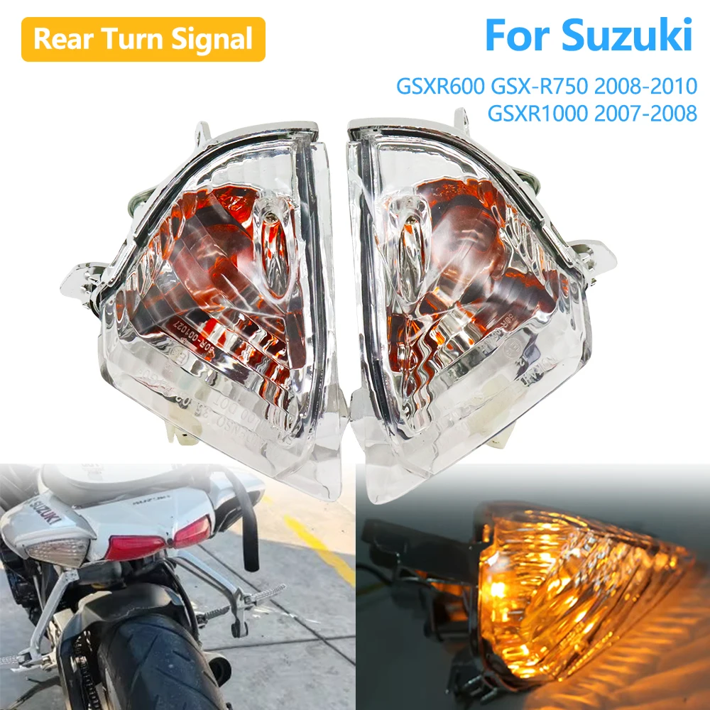 

Светодиодные задние указатели поворота мотоцикла, индикатор мигалки для Suzuki GSXR600 GSXR750 GSXR 600 750 2008-2010 GSXR1000 GSXR 1000