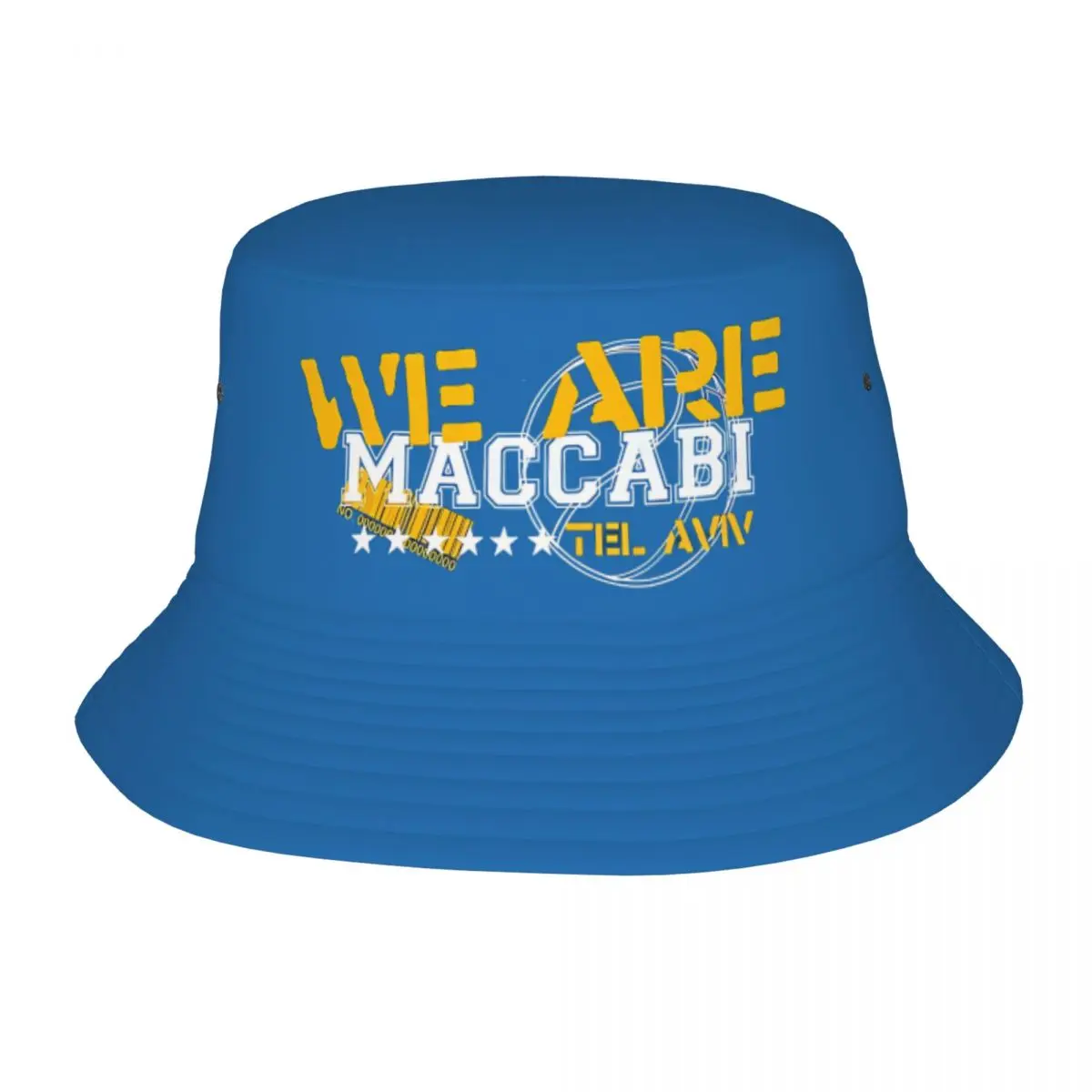 

Maccabi Tel Aviv Basketball Fishermans Cap Outdoor Bucket Hats Fishing Hat Foldable Hip Hop Beach Sun Hats for Women Men