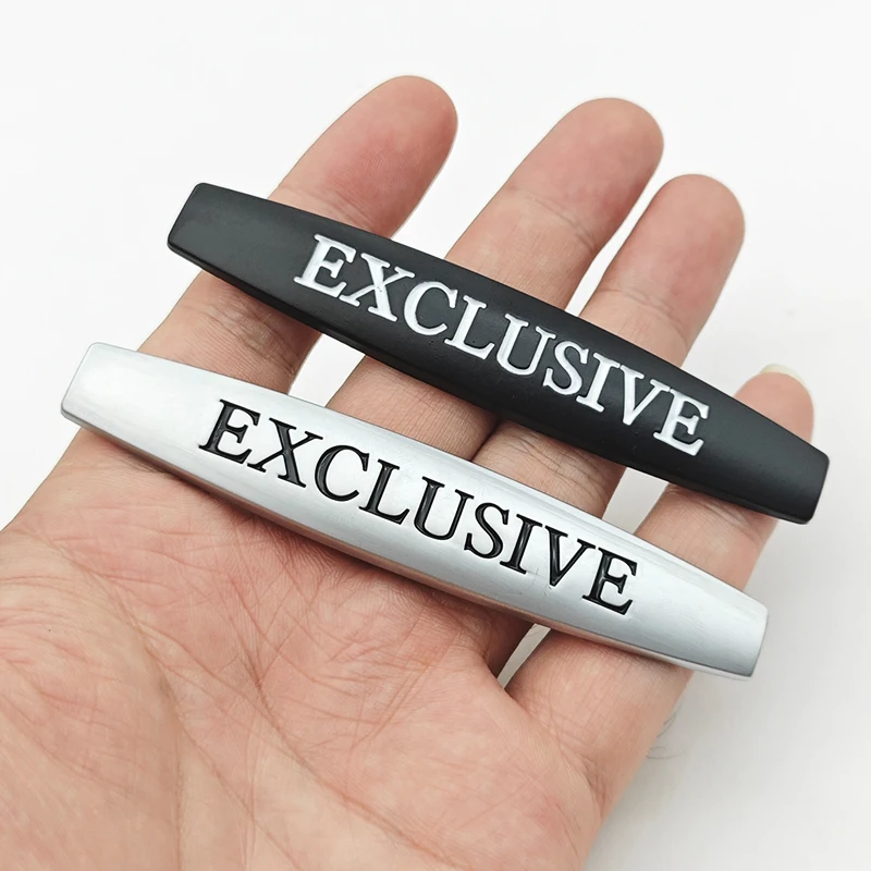 3D معدن كروم أسود سيارة ملصق شعار حصري شارة شعار الشارات لمرسيدس بنز العالمي اكسسوارات السيارات