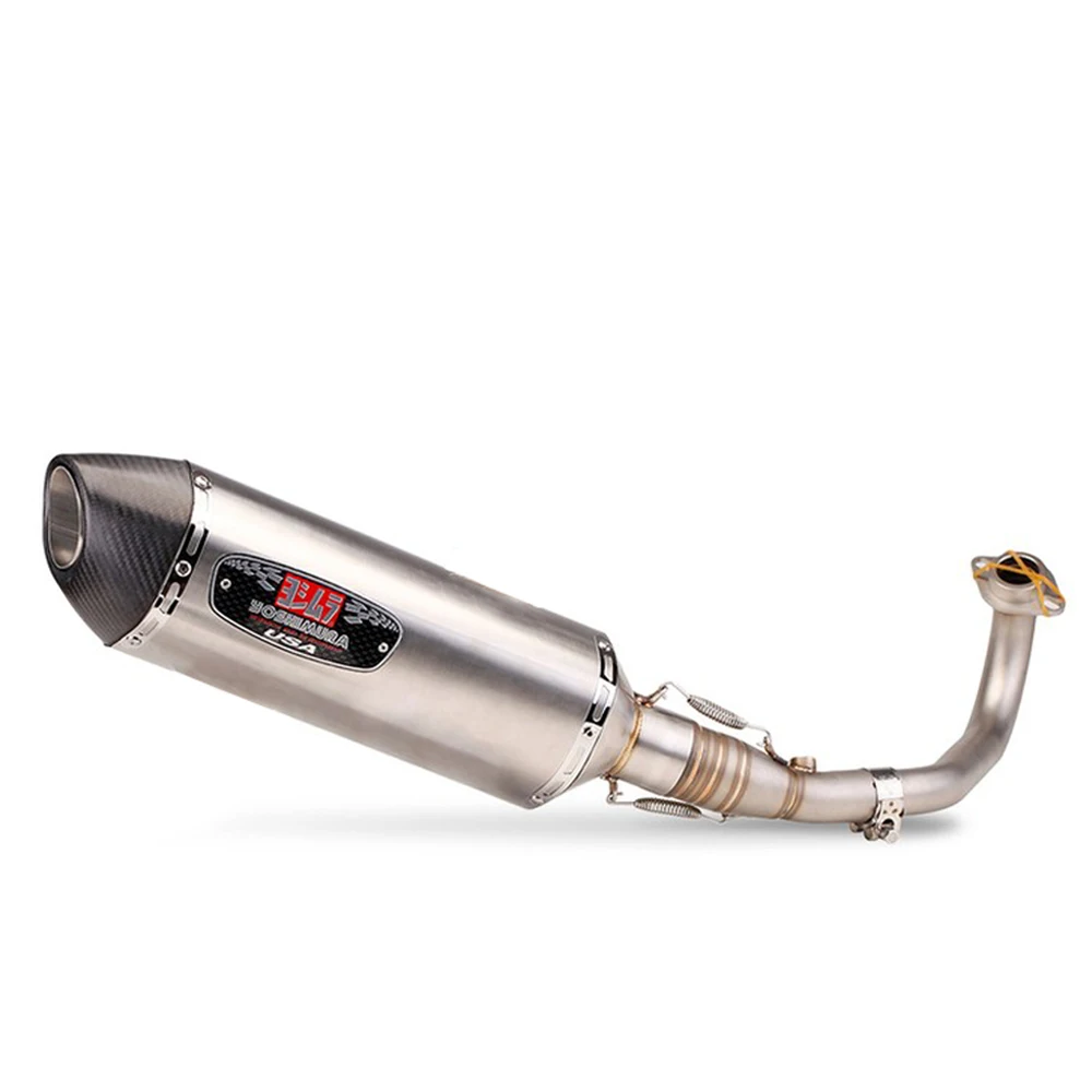 Slip On For Yamaha XMAX300 XMAX250 XMAX400 Motorcycle Full System Motorcycle Exhaust Muffler Escape Middle Link Pipe 2017- 2021