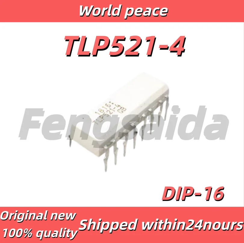 (1-10pcs)100% Brand new original TLP521-4 Optocoupler DIP-16 Direct Insert 16 Pins TLP521-4GB