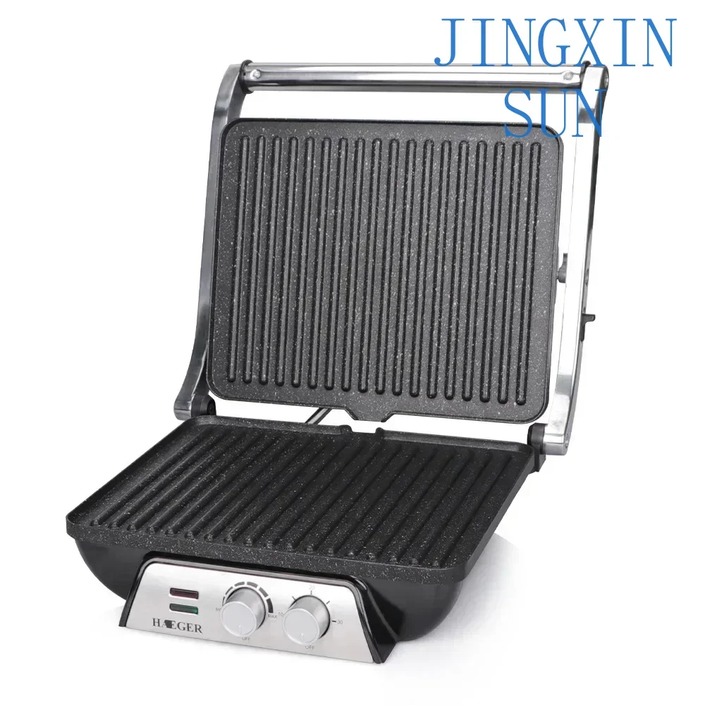 Household 220v Household Steak Grill Barbecue Steak Machine Electric Frying Pan Steak Oven Sandwich Panini Machine Breakfast Mak
