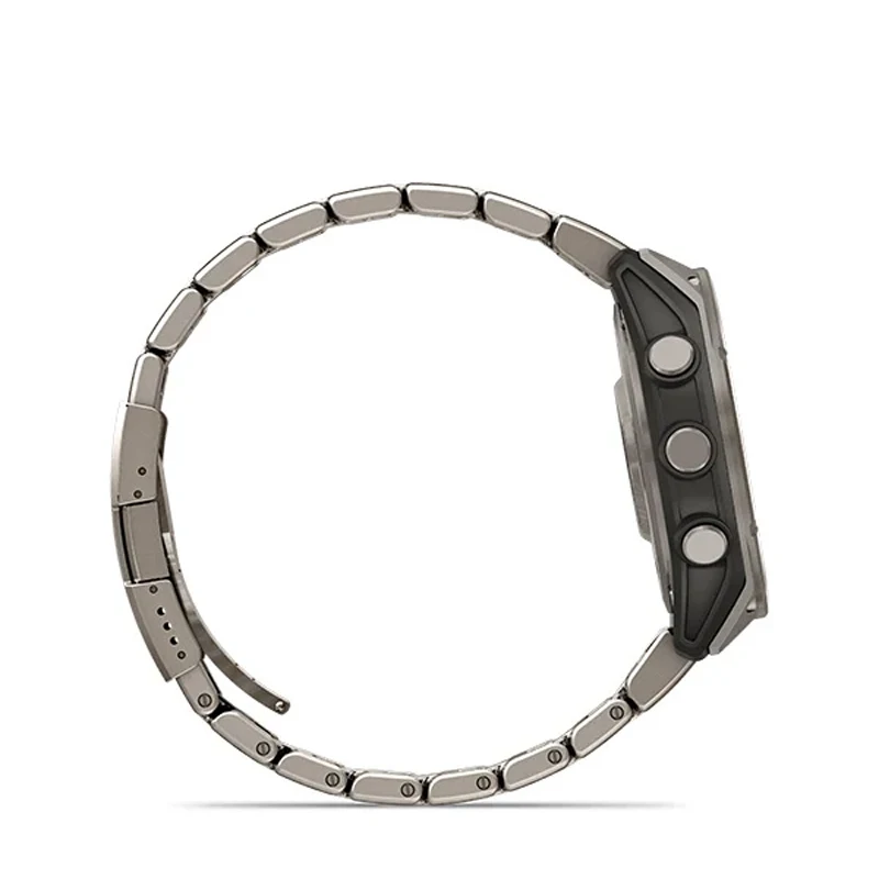 ساعة Garmin fenix 8 - 47 ملم AMOLED الاحترافية للرياضي بعمر بطارية 16 يومًا وكريستال الياقوت 100+ أوضاع رياضية وإطار من التيتانيوم