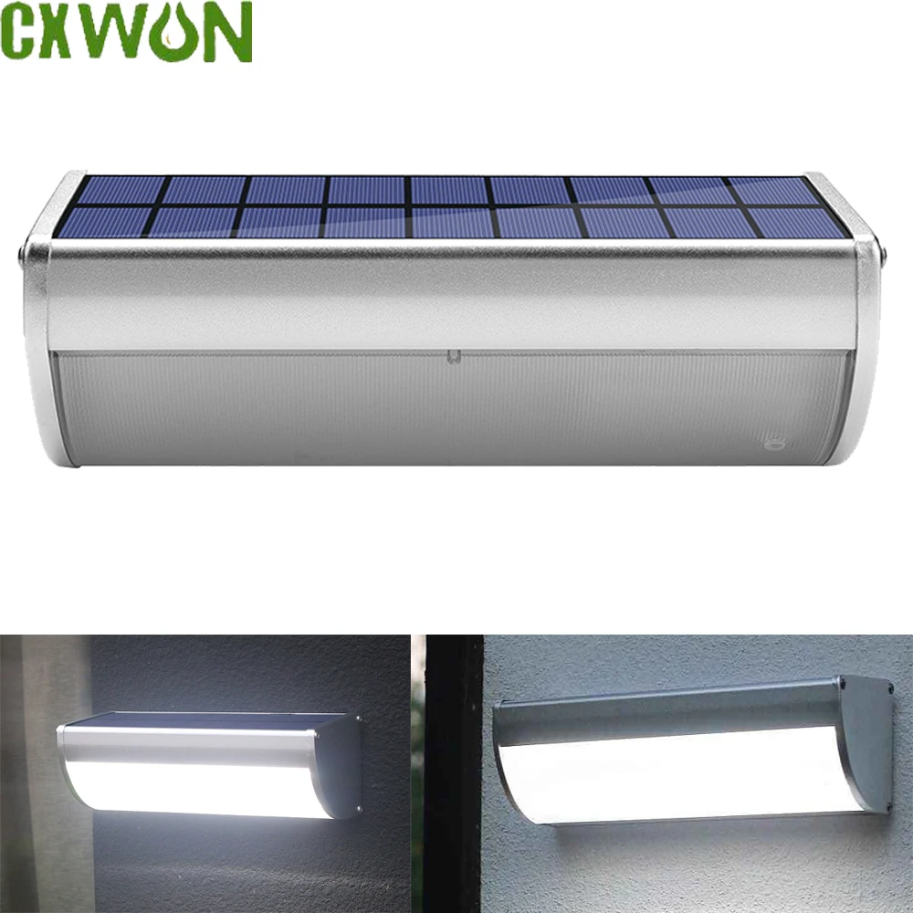 Outdoor Radar Motion Sensor Light 60LED WaterProof Solar Lights for Security Yard Patio Fence Porch Wall Lighting Lamp