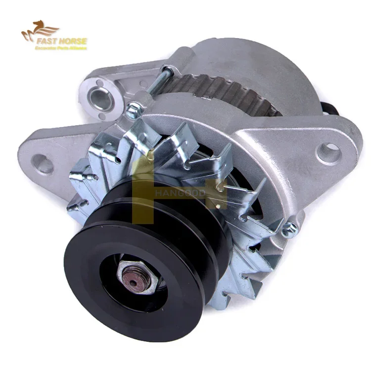 Excavator Parts Diesel Engine Alternator 6BD1 6BB1 for Hitachi EX200-1 EX200-2 EX200-3 UH07-1 UH06-5 SH200 0330006552 1812003140