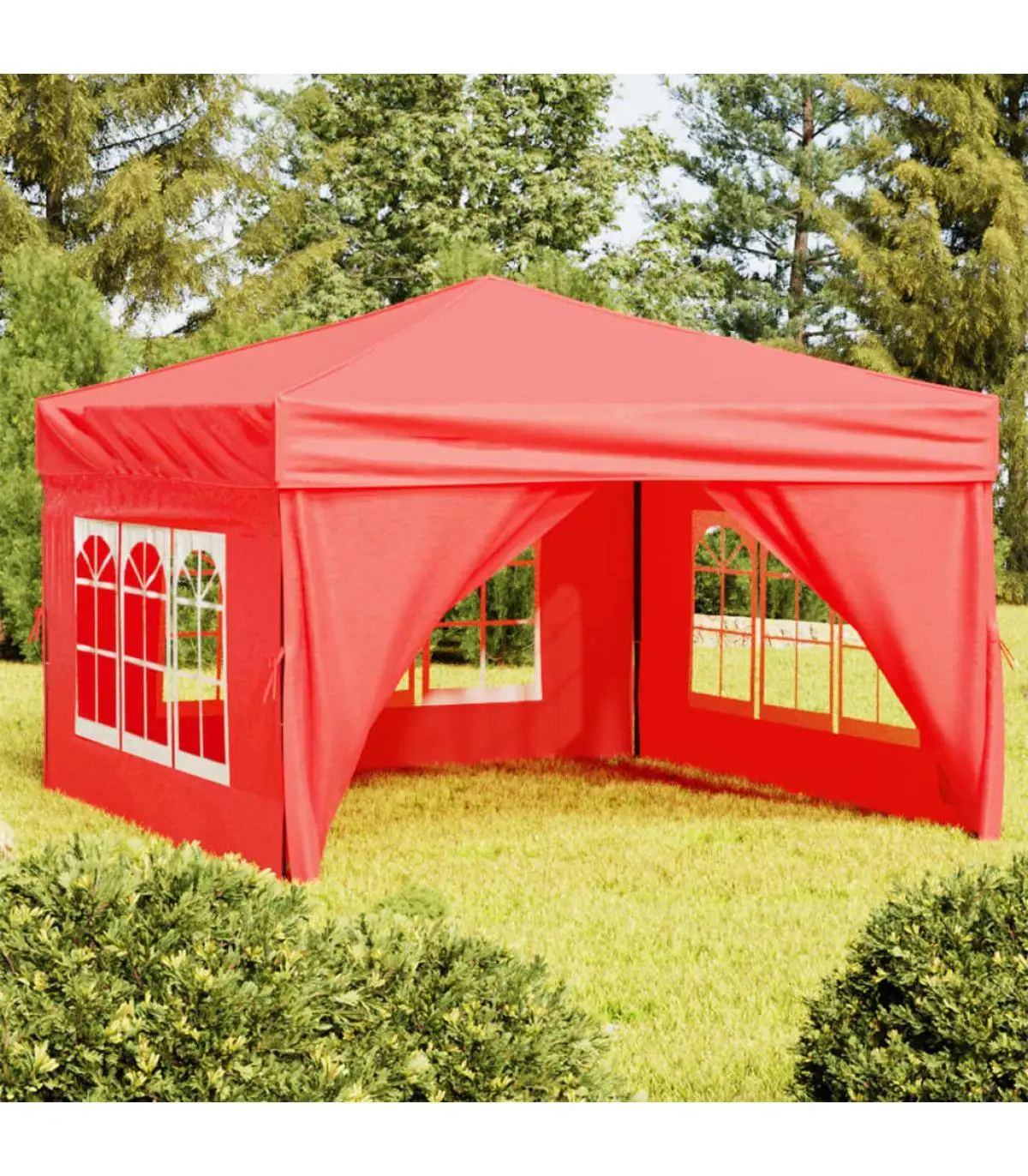 3x3 m red side wall folding party tent and gazebos