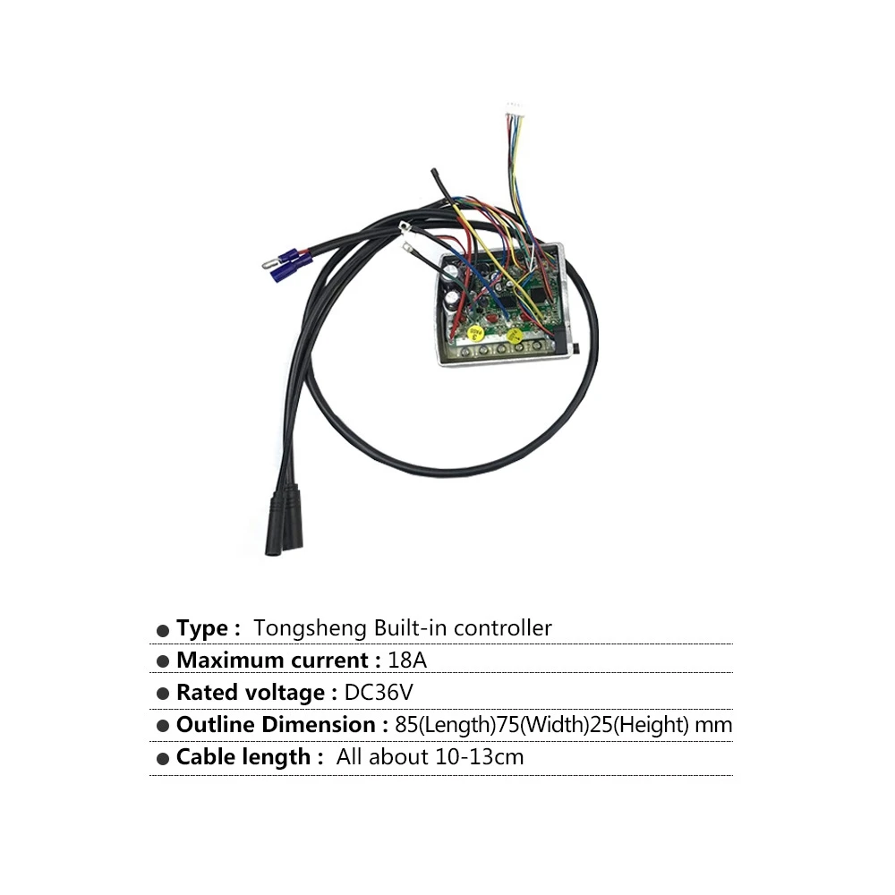 For Tongsheng TSDZ2 Bare Controller for 36V 8PIN TSDZ2 Electric Bicycle Central Mid Motor