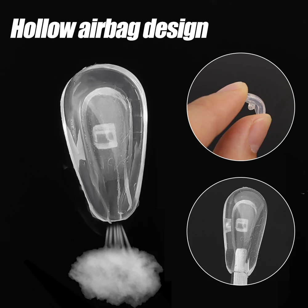 Eyeglasses Nose Pads with Screwdriver DIY Soft Silicone Air Chamber Glasses Replacement Repair Tools Anti-slip Nose Pad Screw