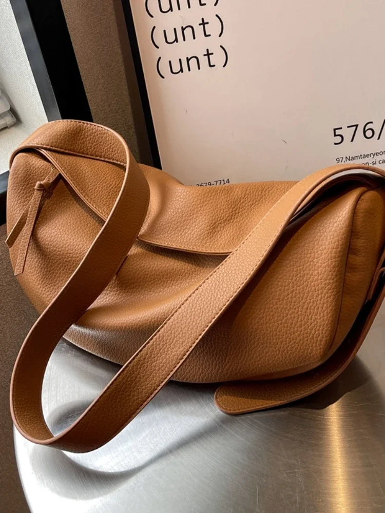

Foufurieux Crossbody Bags Women Large Capacity Luxury Handbags Soft Shoulder Bags Female Casual Travel Hobos Bag Vintage Sac New