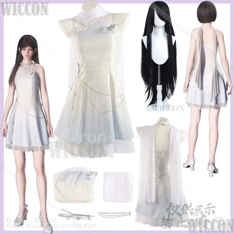 

XT8Love And Deepspace Cosplay Heroine Adventure Above Clouds Fairycore Flowy A Dress Elegant Lolita Comic Con Outfit CustomXT6@!