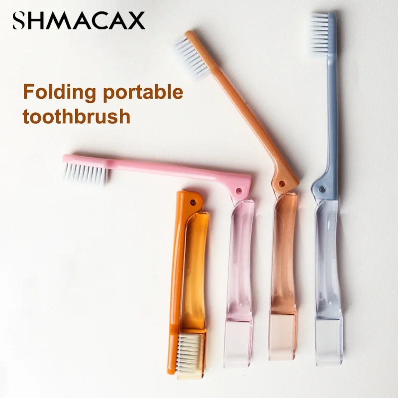 Hygiene Oral Portable Disposable Foldable Travel Camping Toothbrush Hiking Tooth Brush Tooth Cleaning Tools Folding Toothbrush