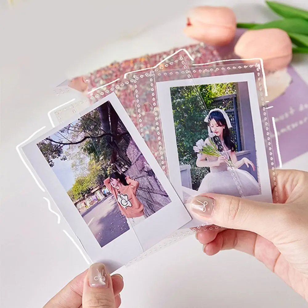 Loose Leaf 3-Inch Photo Album Korean Style One Grid Photocard Holder Anti-scratch INS Photocards Collect Book Fans Supplies