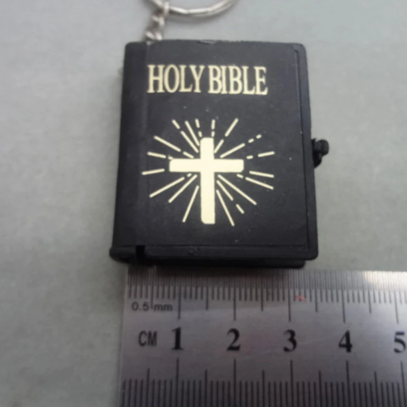English Version Mini Religious Christian Keychain for Key Chain for Ke Drop shipping