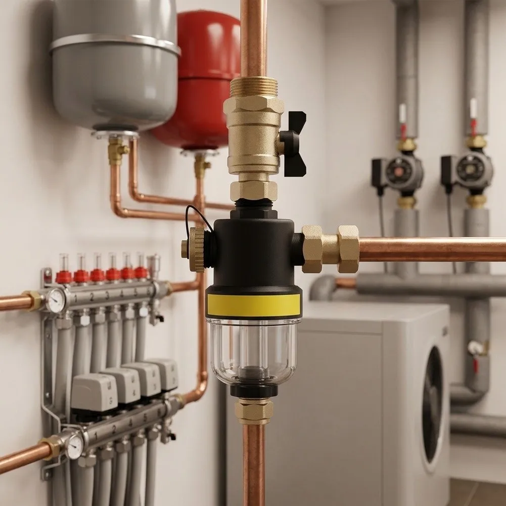 Boiler Filter with Magnetic Filtration Technology for HVAC Systems to Extend Equipment Lifespan and Reduce Maintenance