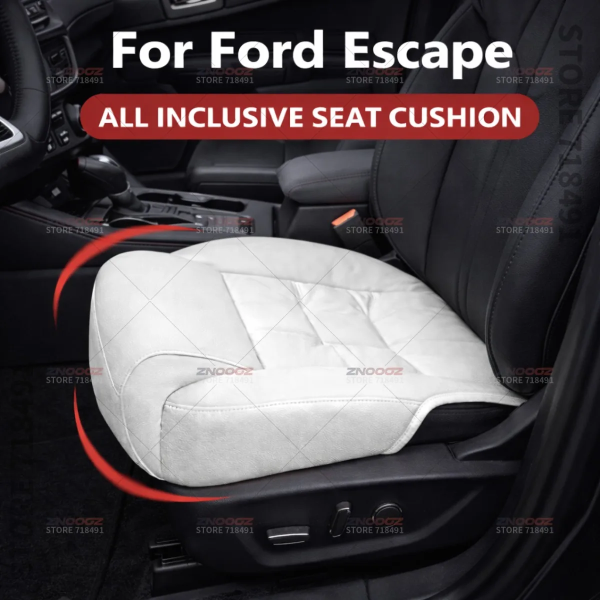 

Подушка-удлинитель для сиденья Ford Escape с поддержкой для ног, из пены с эффектом памяти, аксессуар для интерьера автомобиля