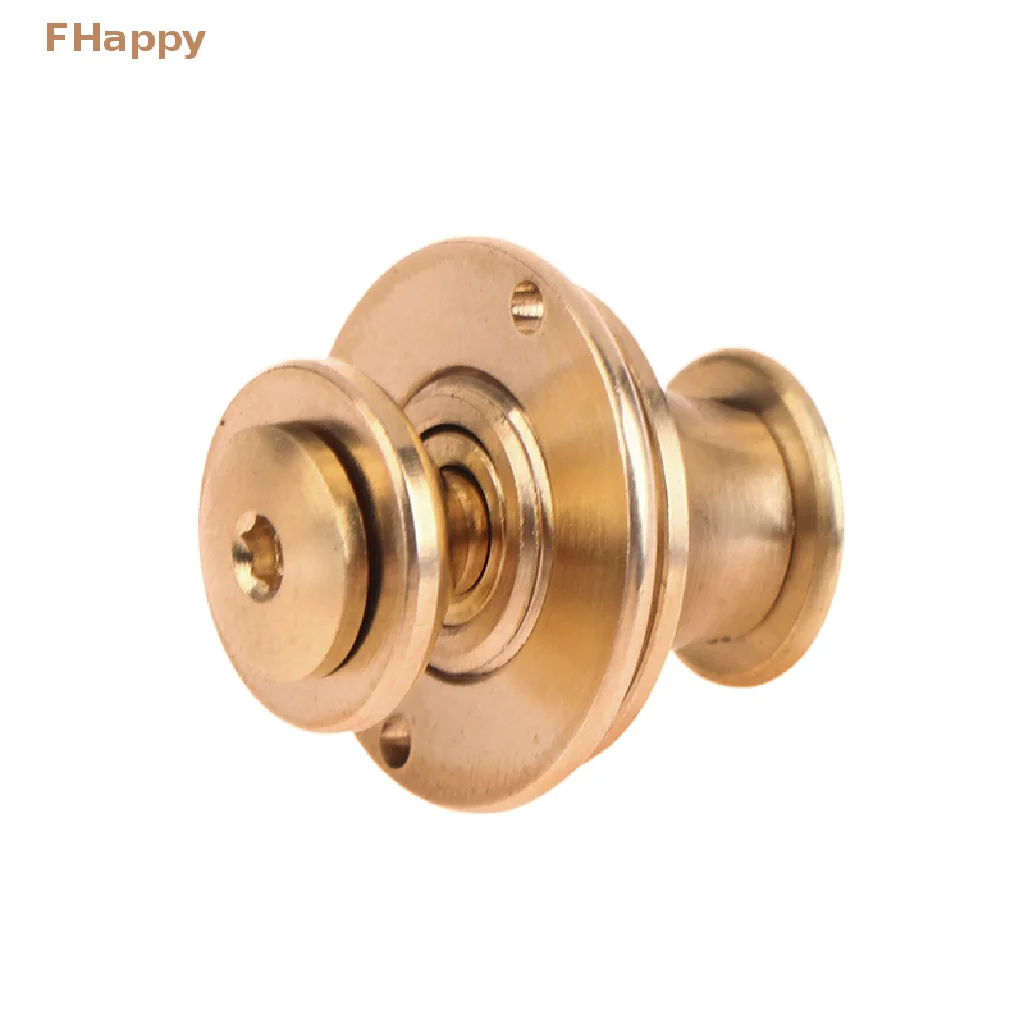 1 piece Brass Bag Lock Spring Buckle Case Metal Insert Lock Round Head Decorate DIY Accessories Leather Craft Hardware