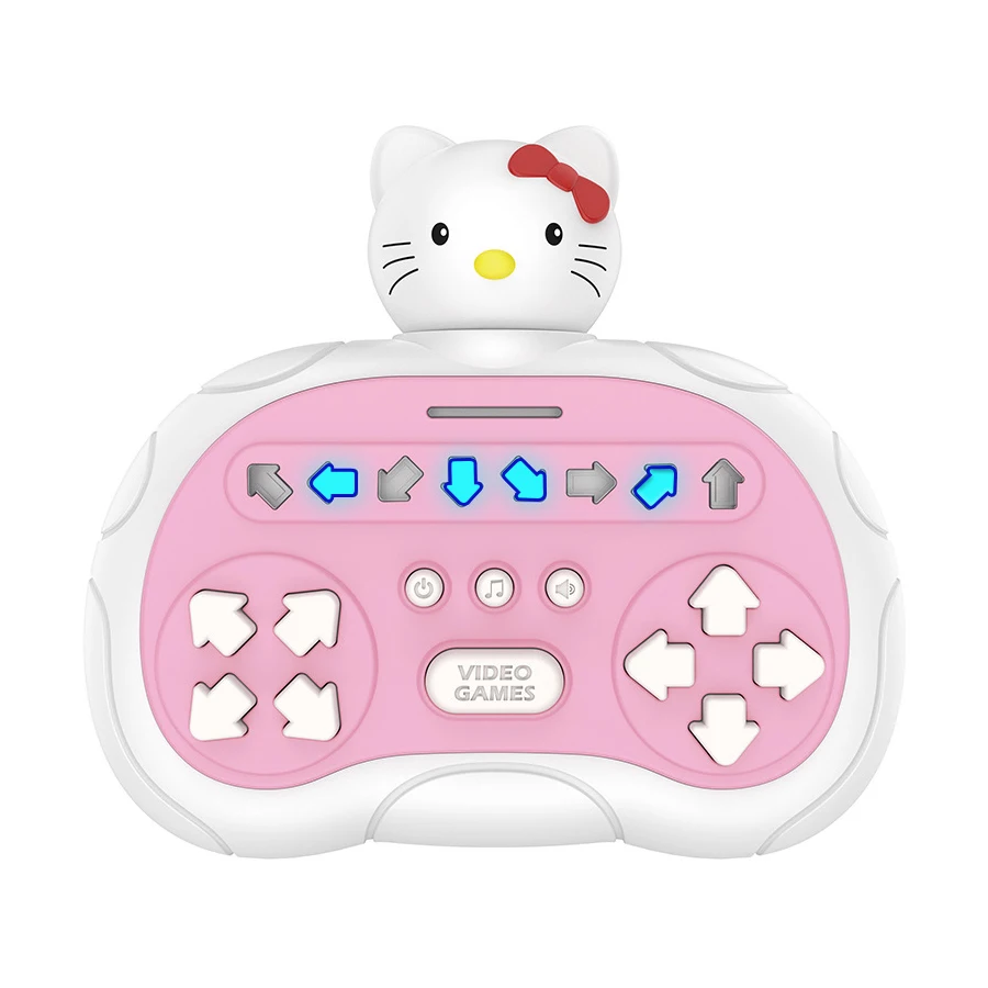 Snel Druk Spel Pop-up Fidget Bubble Elektronisch Pop it Pro Spel Pikachu Stitch Spiderman Licht Anti-stress Speelgoed voor Kinderen Cadeau