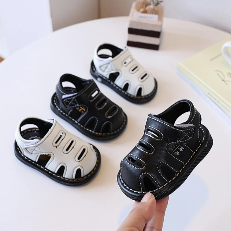 Baby Casual Sandal2026summer New Retro Child Soft Soled Travel Single Shoe Simple Child Baby Anti Slip Walking Shoe Toddler Shoe