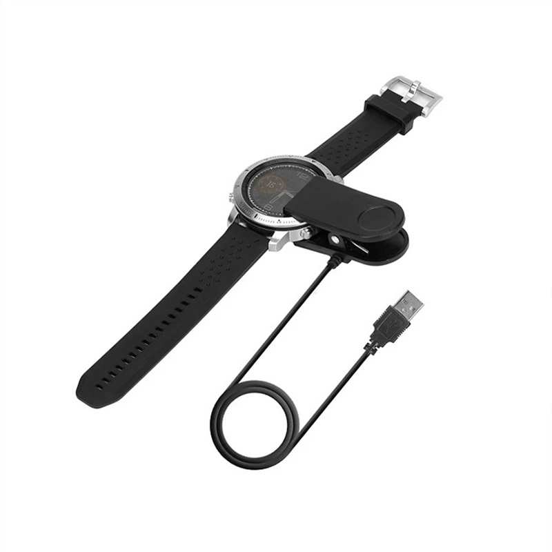 Clip de carga, soporte de carga USB de repuesto Compatible con cable de carga de reloj inteligente Garmin-Fenix Chronos