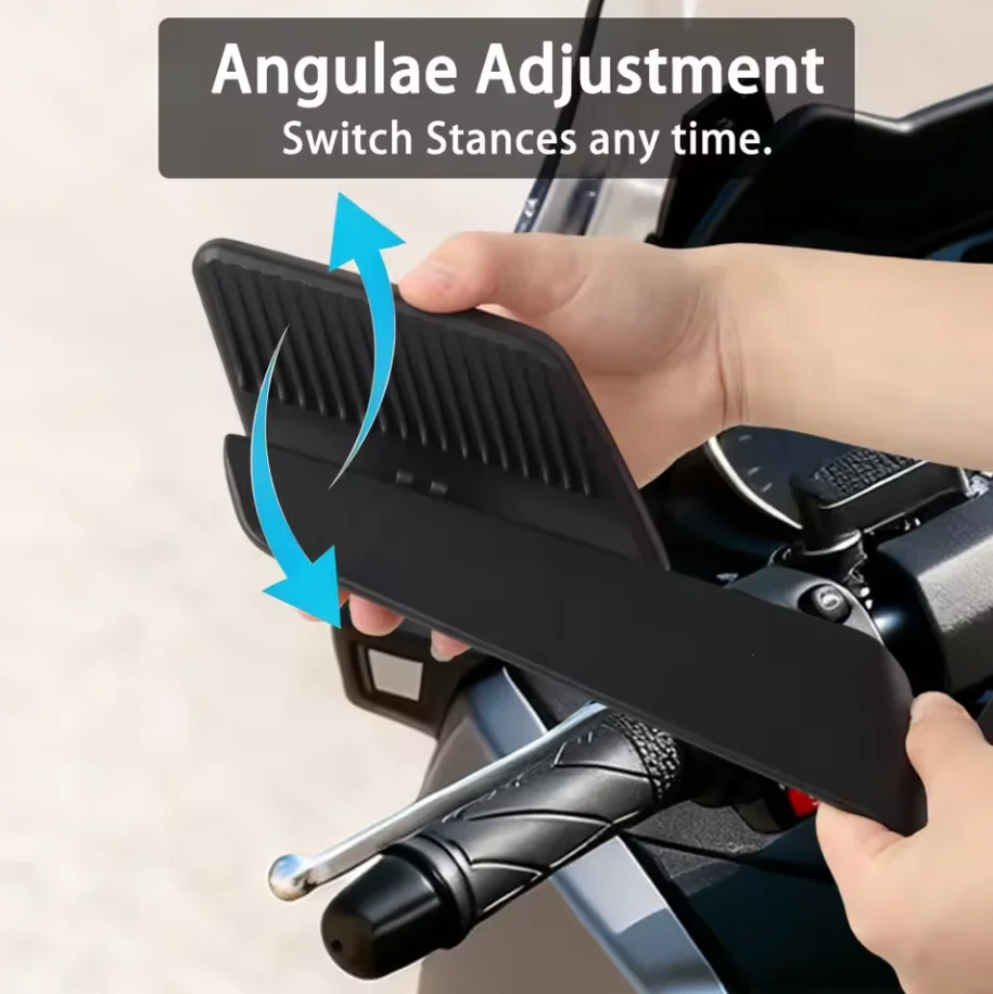 Track Certified Wide-angle Motorcycle Fixed Wind Wing Rearview Mirror For Honda GROM Tank Pad GROM MSX 125 MSX 125 Grom 125 - view 5