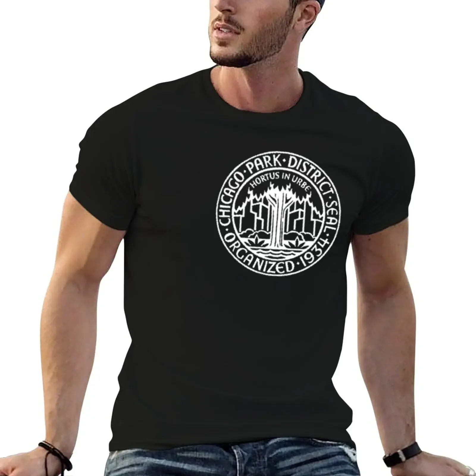 Chicago Park District T-Shirt cute tops sweat custom shirt for a boy clothing for men