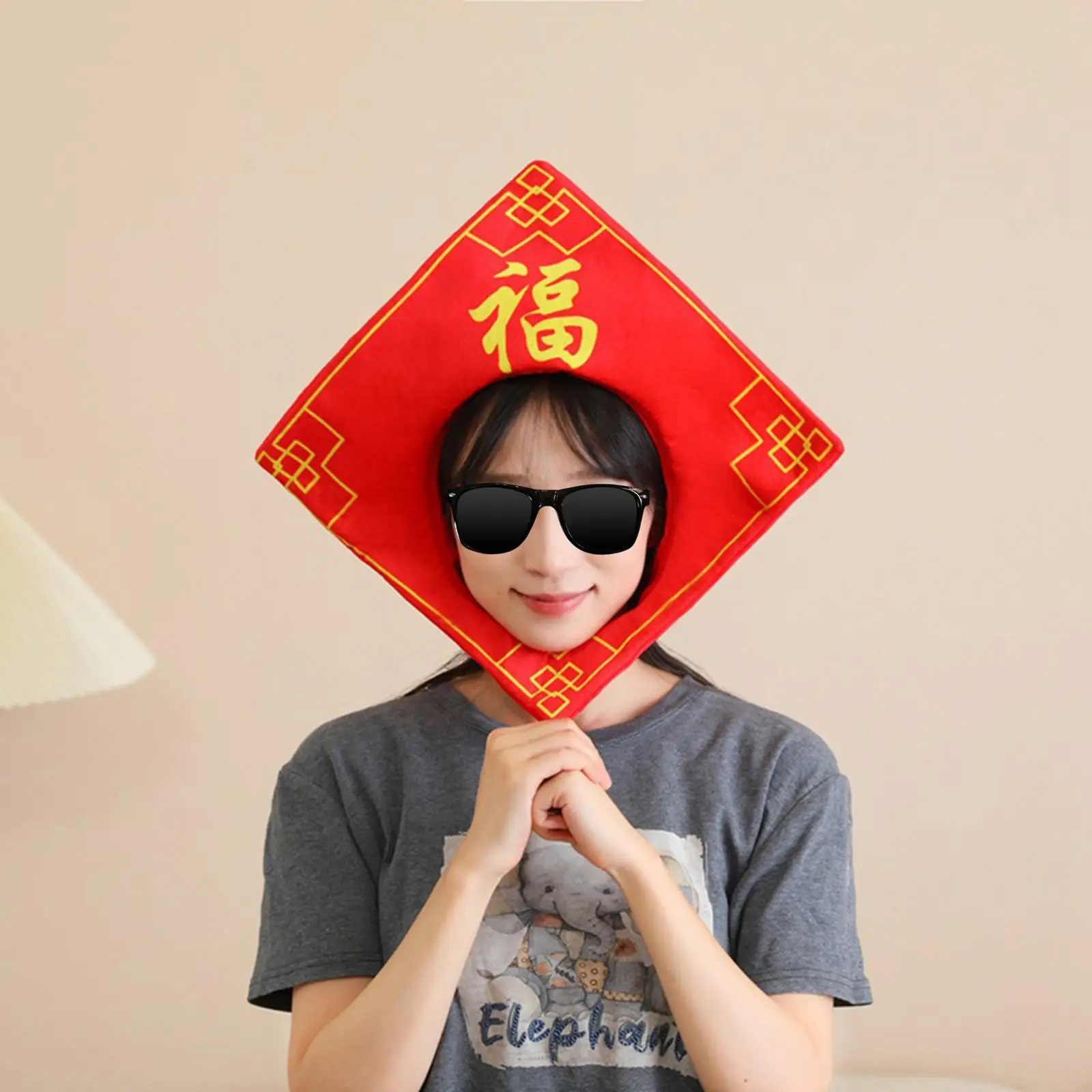 성인을 위한 귀여운 봉제 모자 어린이 생일 파티 역할극 휴일을 위한 모자