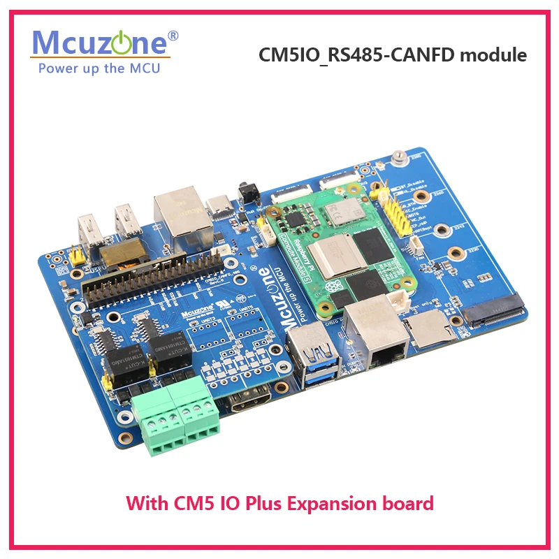 라즈베리 파이 CM5IO_RS485-CANFD 모듈 (라즈베리 파이 CM5, RPi5, 4B, 3B, CM4, CM5IO 플랫폼용)