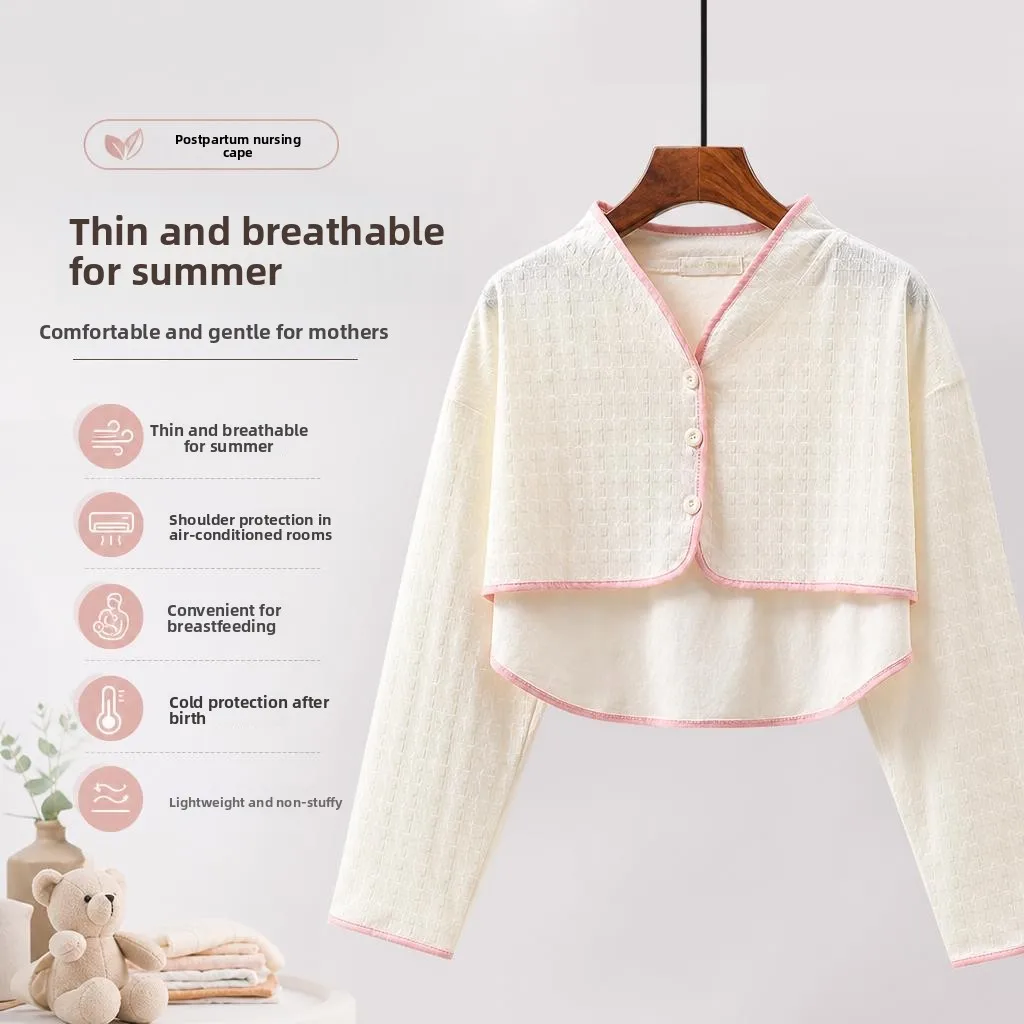postpartum-shoulder-wrap-lightweight-air-conditioned-room-open-cardigan-summer-shoulder-protection-nursing-mommy-cold-prevention