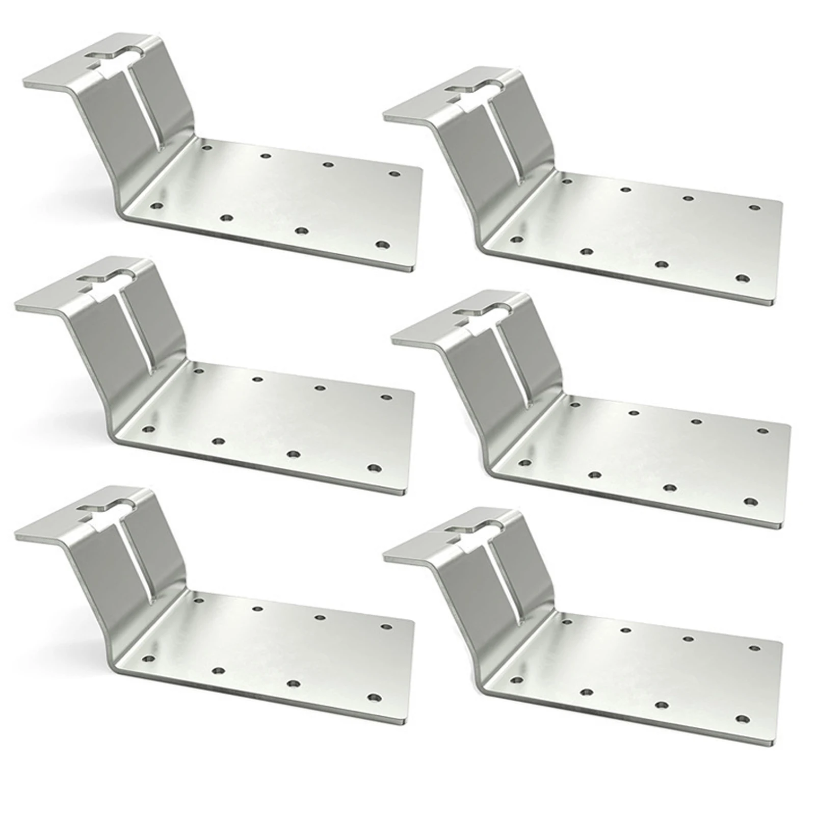 6-piece durable brackets, Lin long-lasting, suitable for wooden fences, providing versatile support garden repairs.
