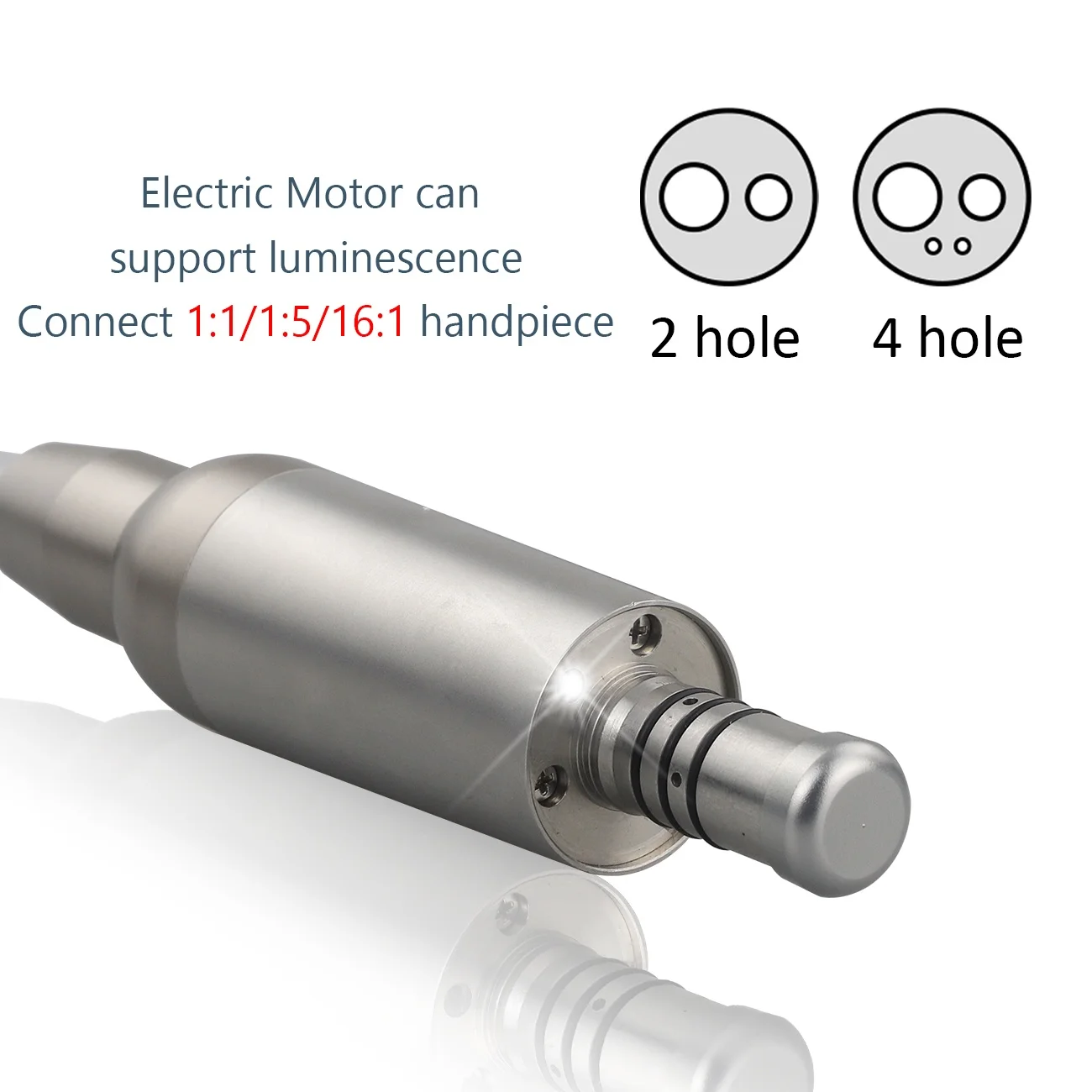 Jumtop dental led micromotor 40000 rpm sem escova embutido motor elétrico cadeira dentista unidade acessórios e-tipo equipamento dentista