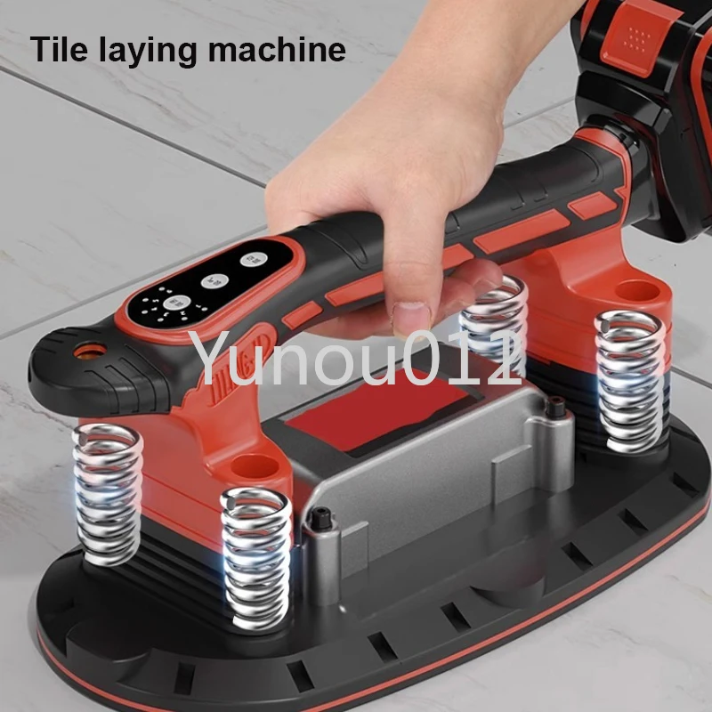 Floor Tiles Wall Tiles Vibrator Tile Tiling Machine Electric Tiling Artifact Automatic Leveling Tool Ceramic Tile Suction Cup