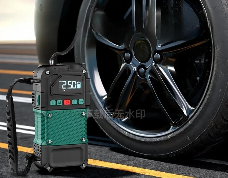 Car wireless air-pump, portable car air pump, electric car tire high-pressure Portable Air Pump for vehicle use