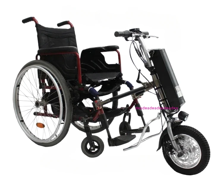 

Wheelchair Attachment 36V 250W/350W/500W 12" Electric Handcycle Tractor Conversion Kits with 8.8/10.4/11.6AH Battery