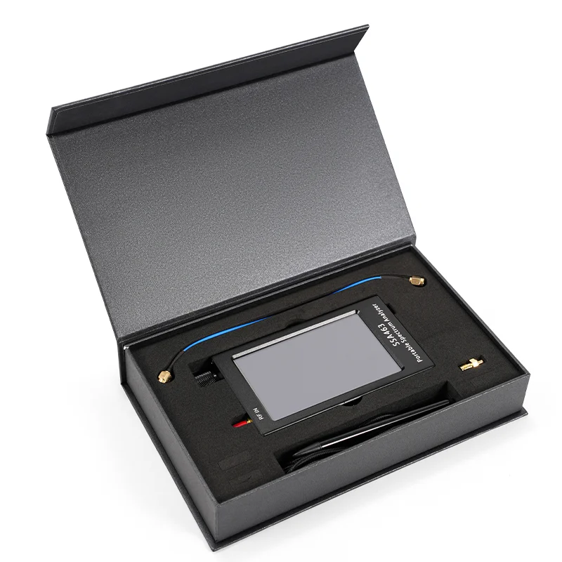 SSA463 Portable 35MHz-6.3GHz High Precision Spectrum Analyzer +4.3inch Touch LCD