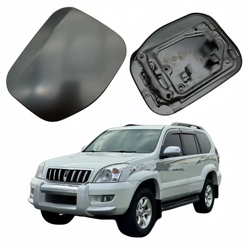 Car Outside Fuel Filler Cover Fuel Tank Outside Cover for Toyota PRADO 2700 4000 LC120 2003-2009 Unpainted