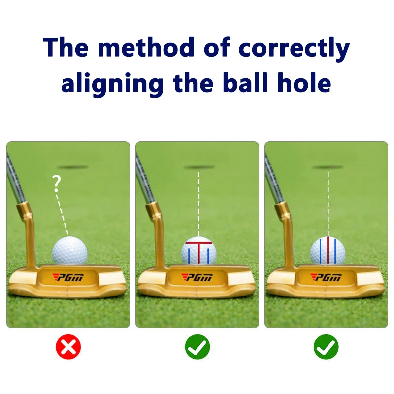 Golf Ball Line Marker With 2 Pens Set Golf Balls Template Alignment Putting Exerciser Golf Accessories