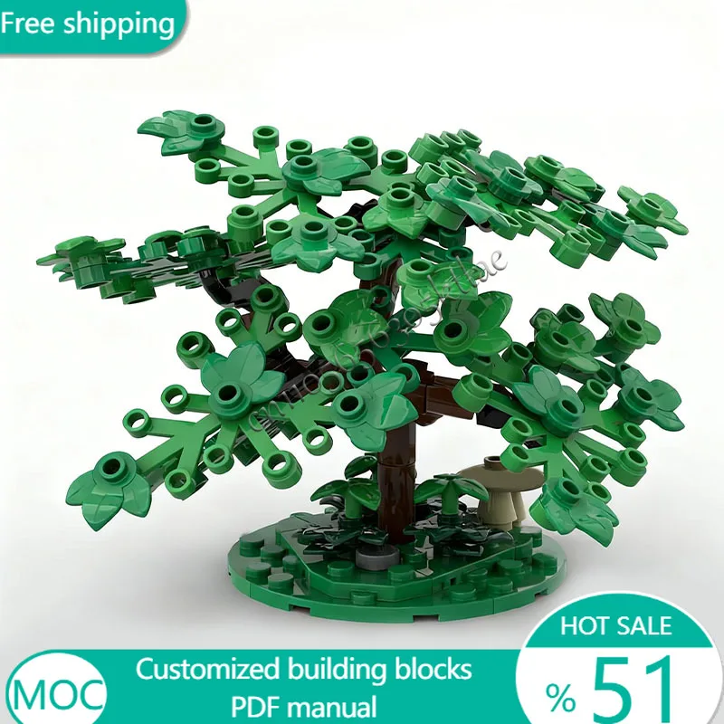 213 PCS Trees Collection Rowan Trees MOC Customize Modular Building Block Educational Kids Popular Brick DIY Toy Christmas Gift