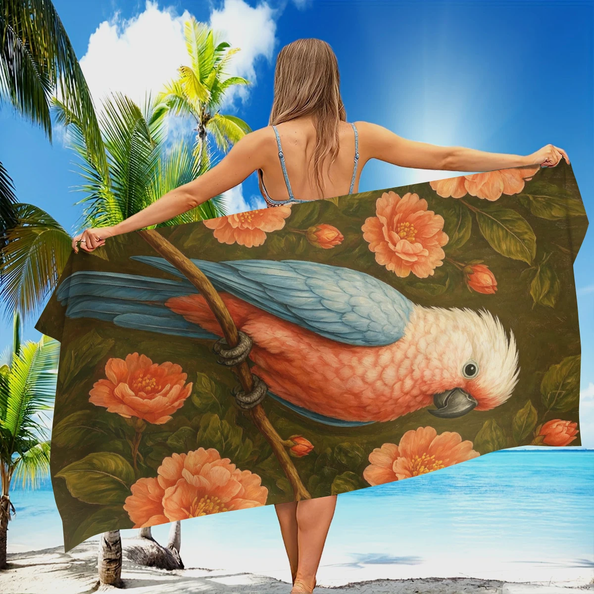 

Versatile Polyester Beach Towel - Ideal for Swimming, Fitness, Camping, Yoga, Travel & Beach Activities