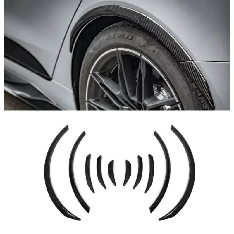 

For For 4 Series G26 MP Style Dry Carbon Fiber Wheel Eyebrow 10-Piece Set D Autoparts 2022+