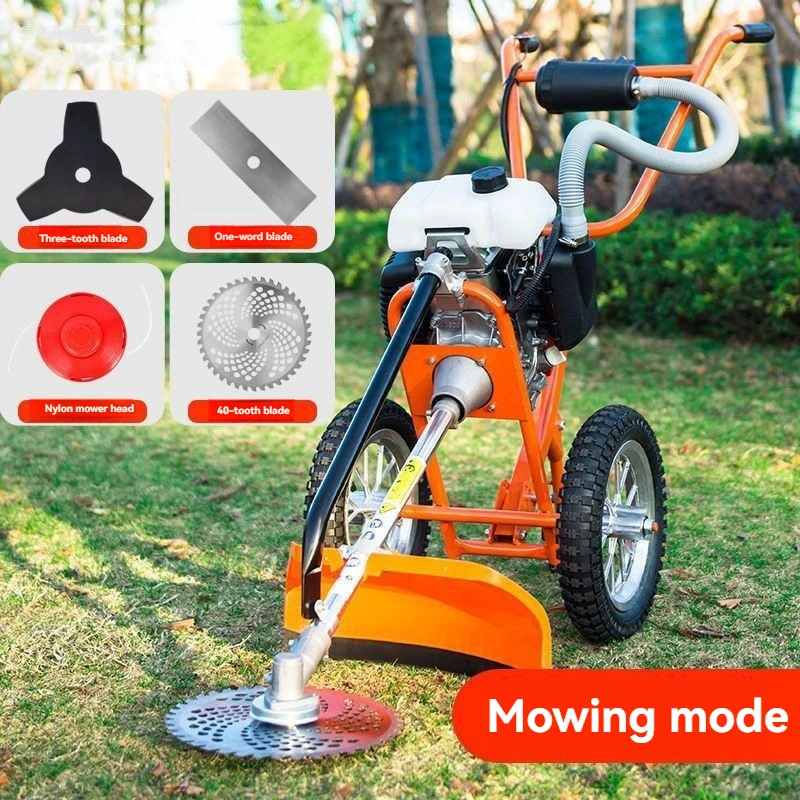 4 stroke 2-stroke Lawn Mower Engine Gasoline Grass Trimmer Agricultural Weeding Machine Grass Cutter Ditching Machine