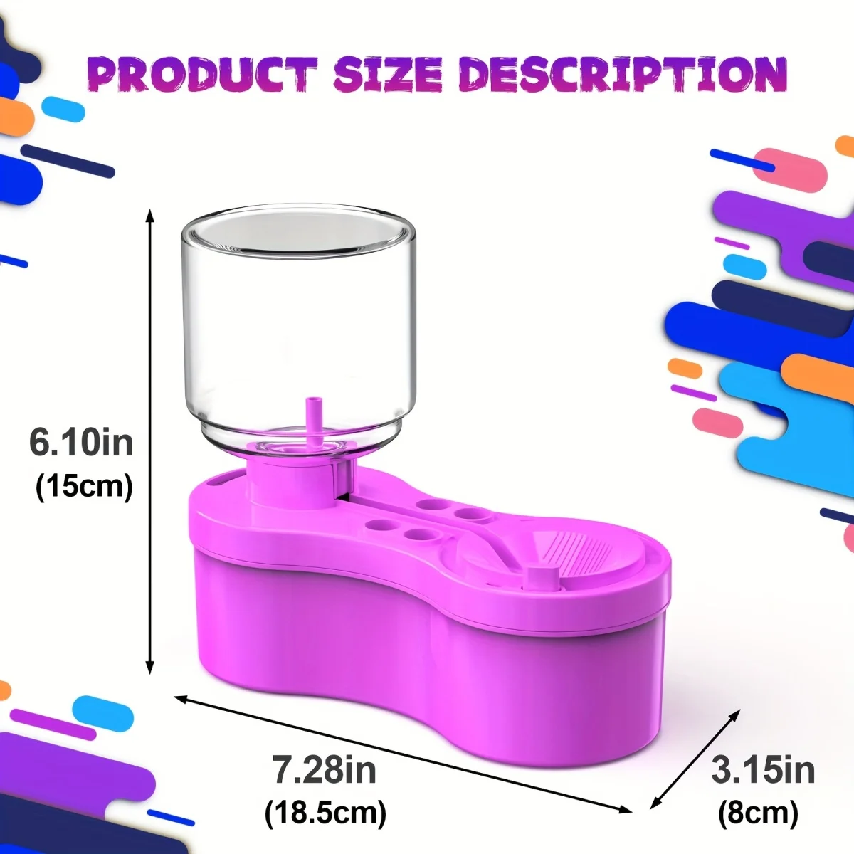 New Paint Brush Cleaner With Drain Button Automatic Water Circulation Paint Brush Cleaning Machine Cleaning Bucket Art Tools - view 8