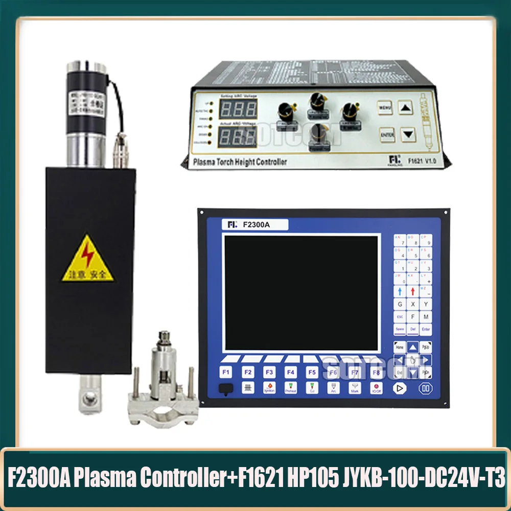 

F2300a F2300at Plasma Controller 2 Axis Cnc System + F1621 Hp105 +thc Lifter Kit Jykb-100-dc24v-t3 For Plasma Cutting Machine