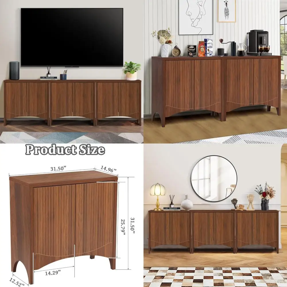 Curved Door Sideboa…