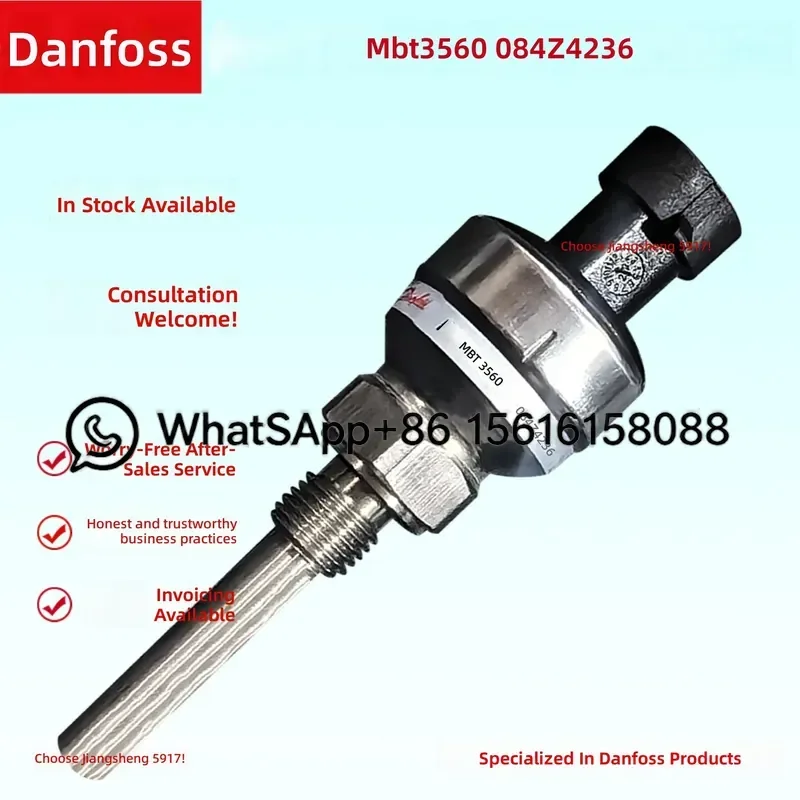 Danfoss MBT3560 Temperature Sensor 084Z4236 084Z4182 084Z4170 084Z4173 084Z4201 084Z4234 Industrial Probe Transmitter