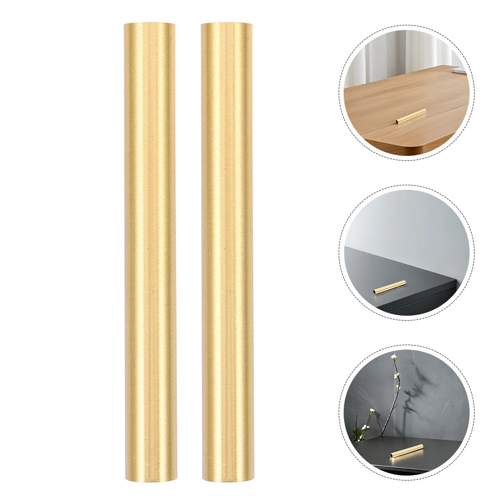 

2Pcs Copper Hollow Threaded M10 Lamp Stem Straight Tube for Wall Table Lamps DIY Lamp Repair Replacement Parts and Accessories