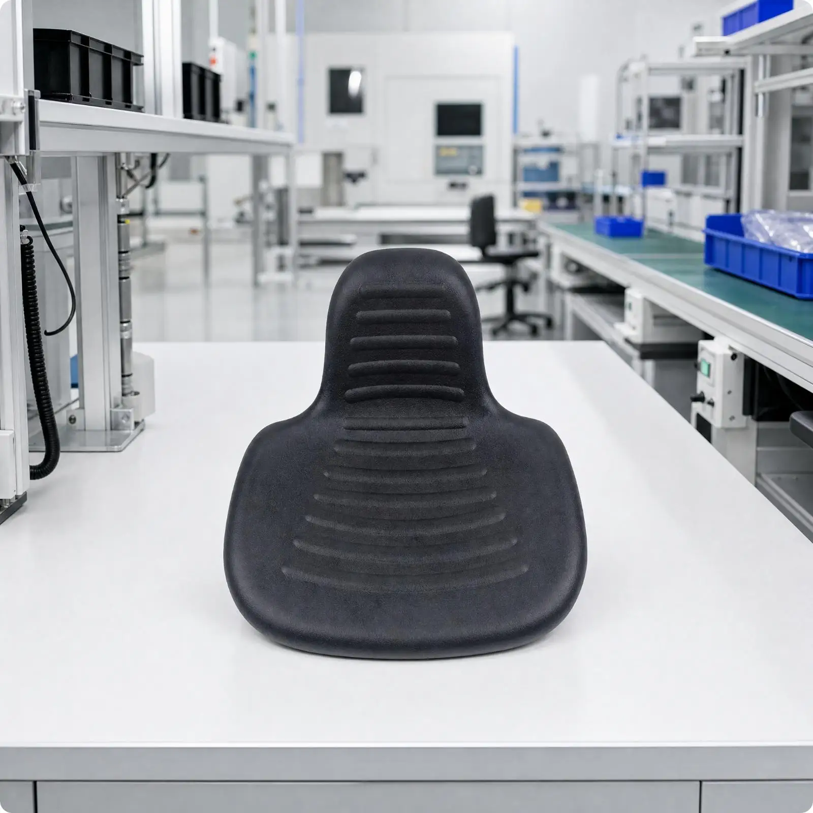 Ergonomic Anti Static Chair Cushion with Backrest for Electronics Assembly Workstations PU Foam Contoured Seat Pad