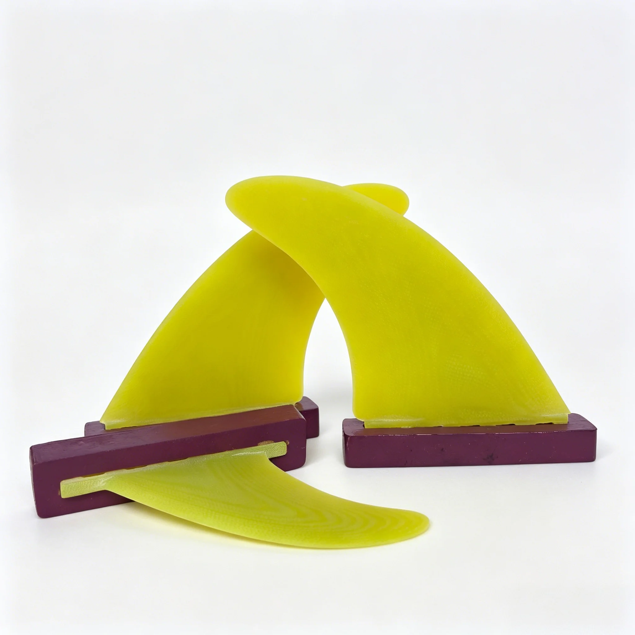High-Performance Surfboard Tail Fin Fiberglass Fin Set—Universal Shortboard Accessories for Stability and Wave Control
